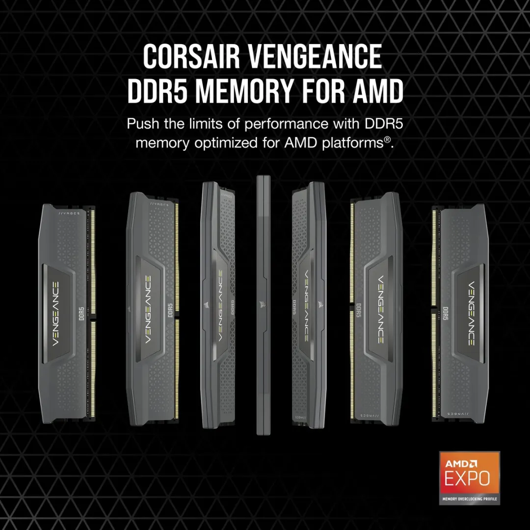 Corsair Vengeance DDR5 CMK16GX5M1E6000Z36 - 16GB 6000MHz CL36 - Grijs