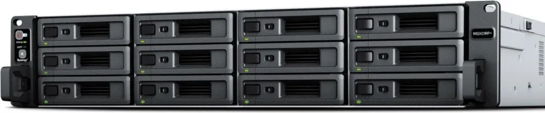Synology RS2423 NAS - Zwart/Grijs
