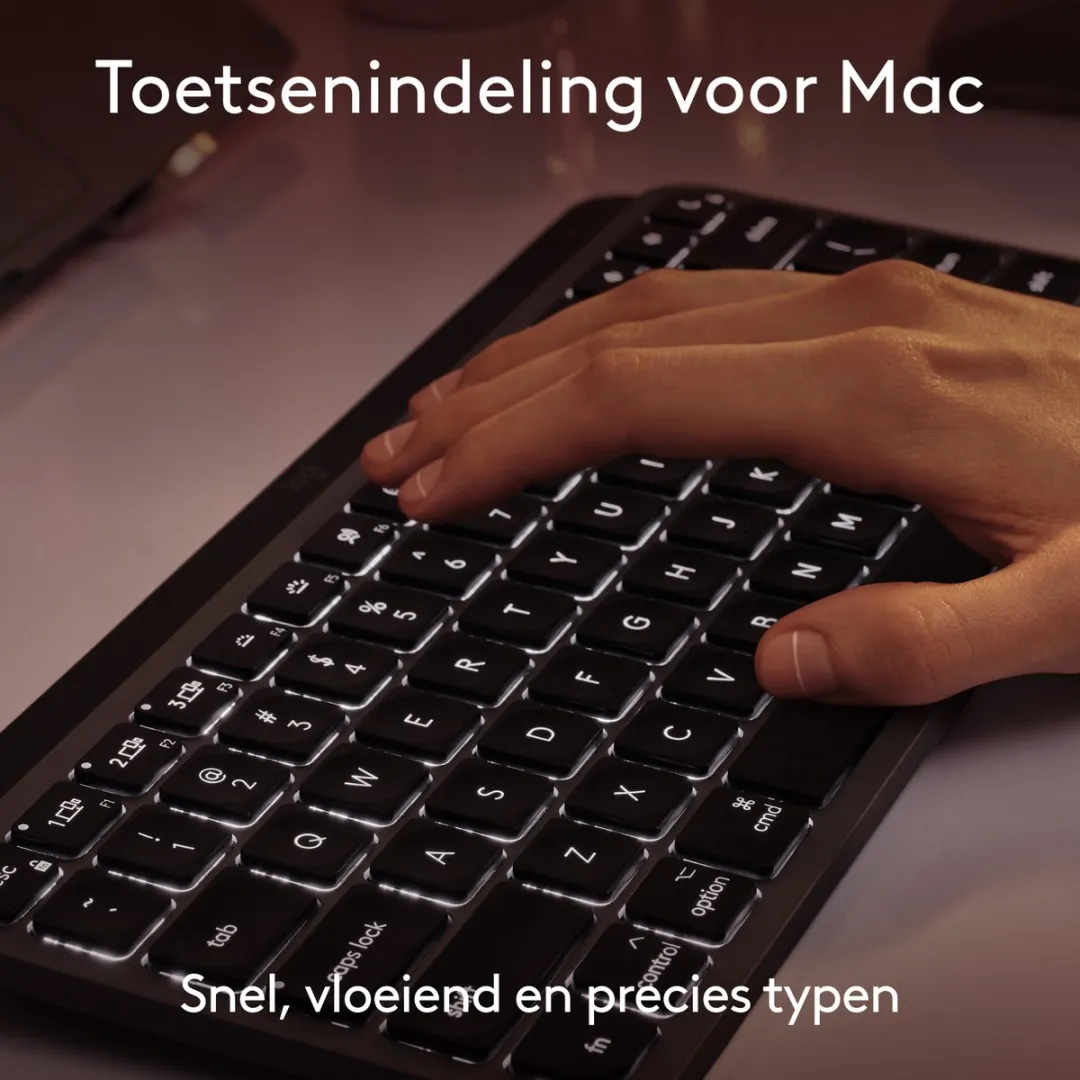 Logitech MX Keys Mini 920-012652 Draadloos Toetsenbord - Zwart
