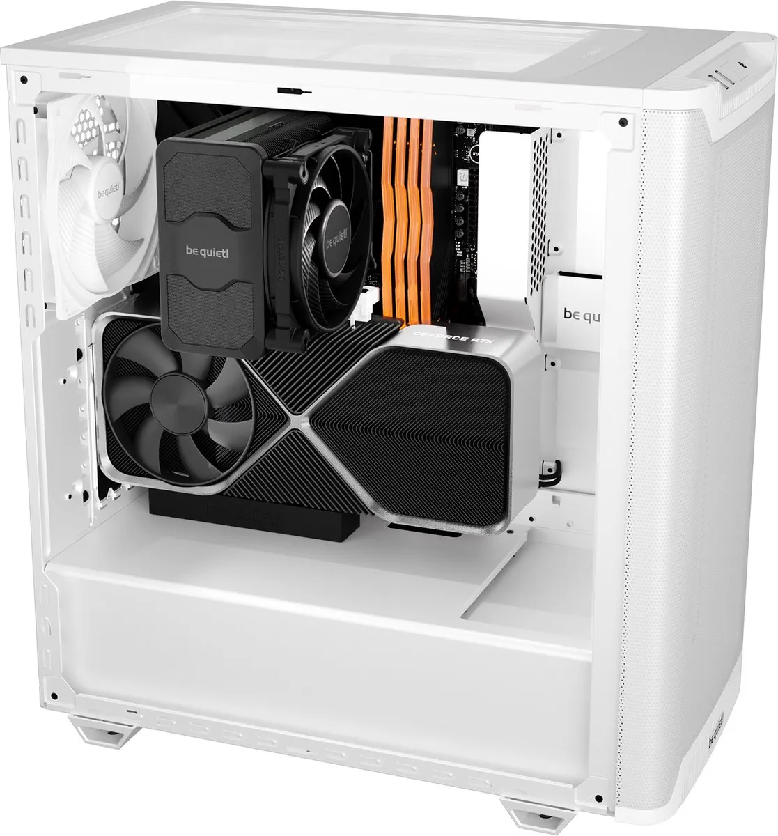 be quiet! Pure Base 501 Airflow Midi Tower - Wit