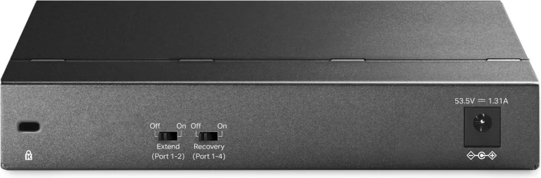 TP-Link TL-SG1006PP Switch - 6 PoE-poorten 64W Grijs