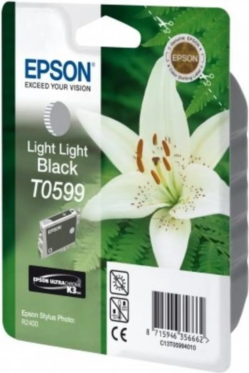 Epson T0599 Inktcartridge Licht Zwart