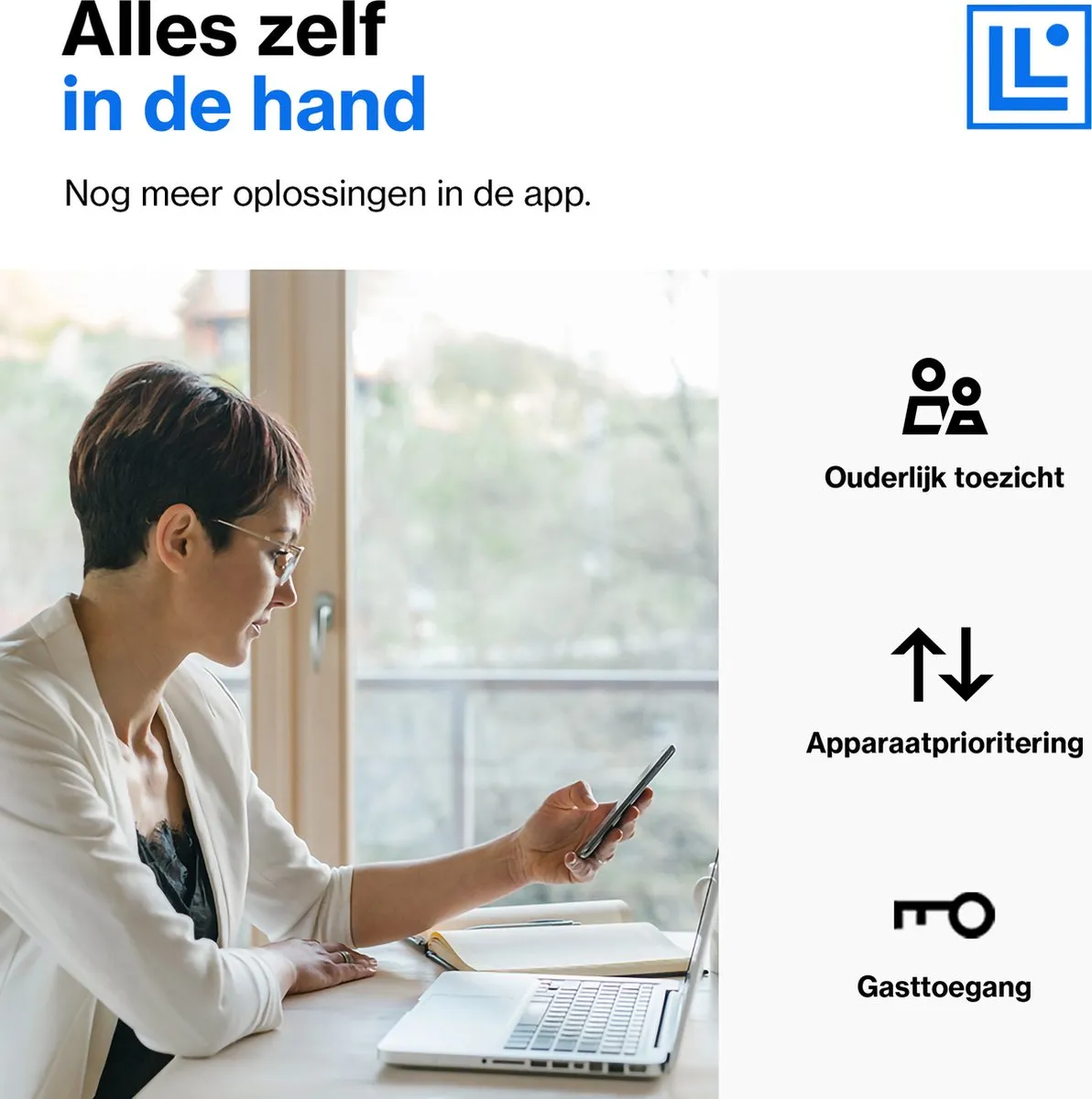 Linksys Hydra Pro 6 MR5500 Router - WiFi 6 5400 Mbps - Zwart