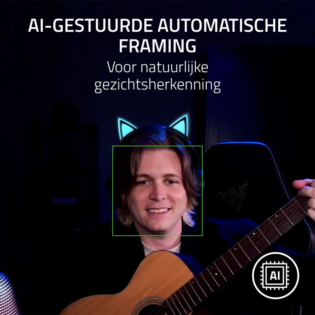 Razer Kiyo V2 Webcam 4K - Zwart