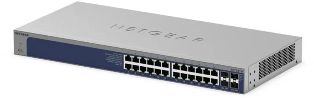 Netgear XS724TM-100EUS Managed Switch - 24 Poorten - Grijs