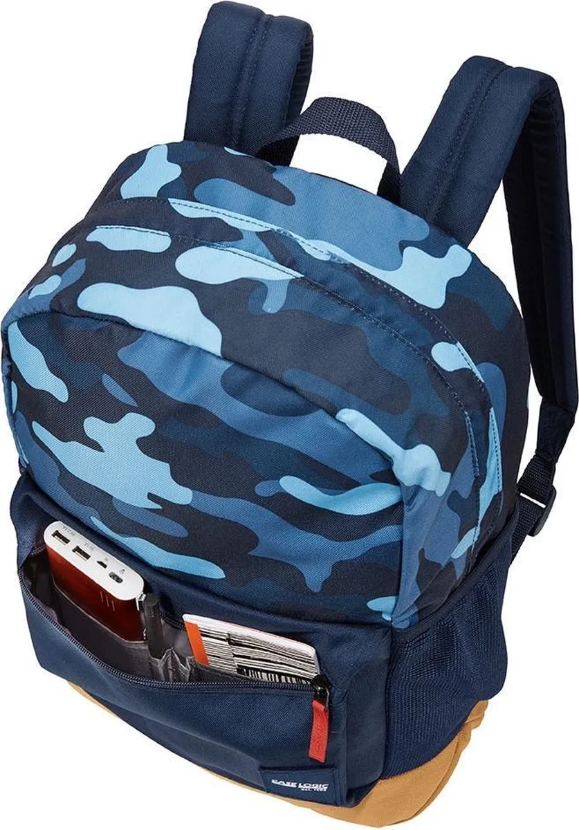 Case Logic Commence Rugzak 24L - Blauw Camoprint - afbeelding 6 van 6