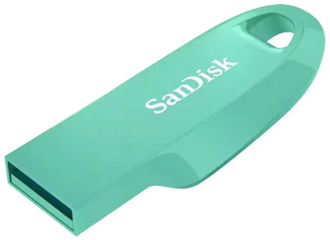SanDisk Ultra Curve SDCZ550-032G-G46G USB Stick 32GB - Mint Groen