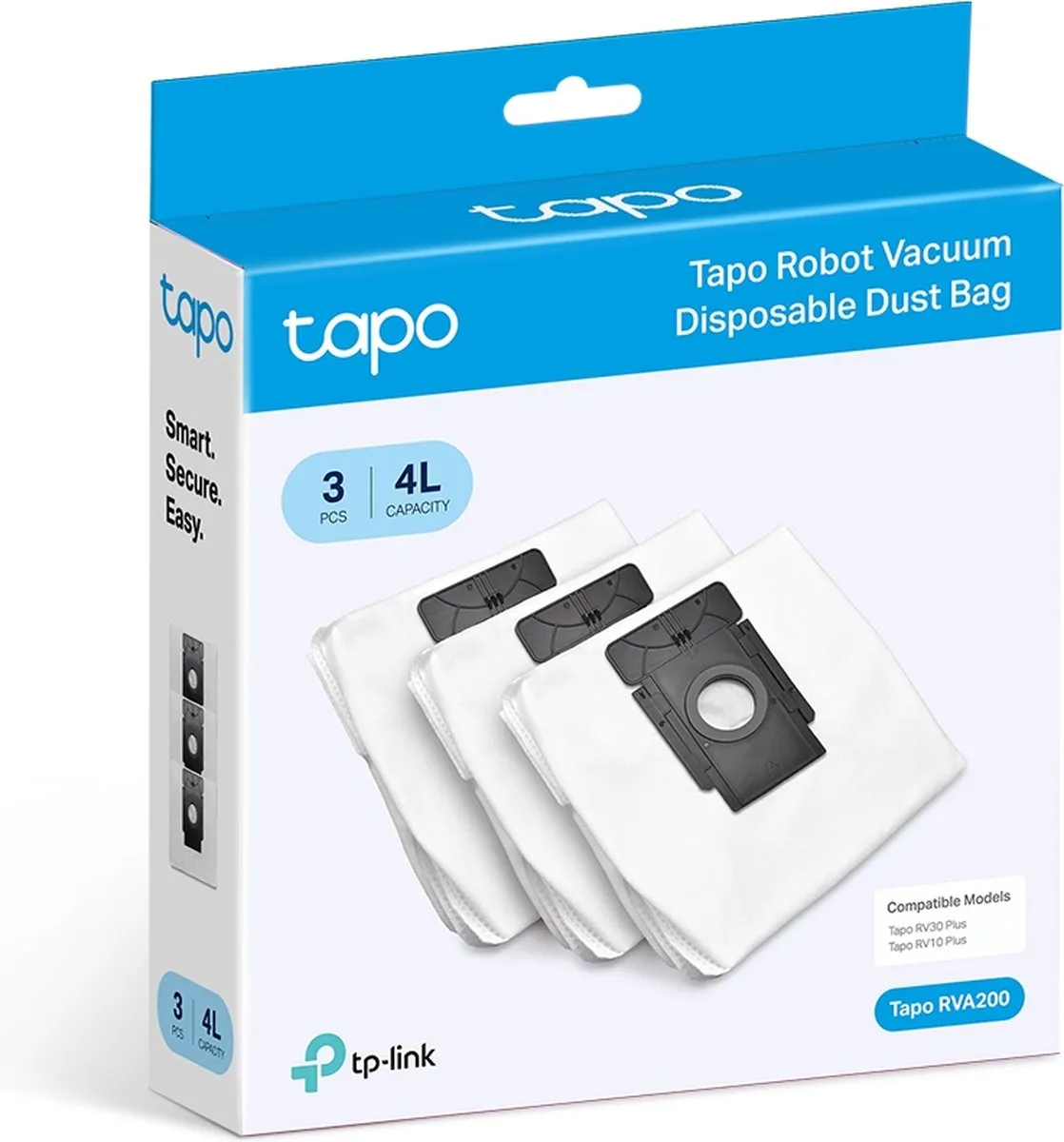 TP-Link Tapo RVA200 Robotstofzuiger Stofzak - 3 Stuks