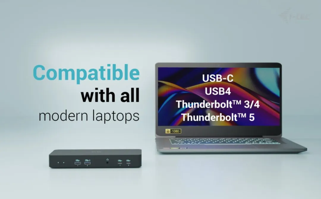 I-tec C31INTGTRI4KDOCPDIT Laptopdock - USB-C 3.2 Gen 1 - Zwart