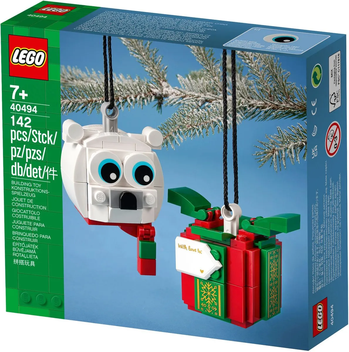 LEGO 40494 IJsbeer Bouwset - 142 Stukken - Meerkleurig - afbeelding 4 van 6