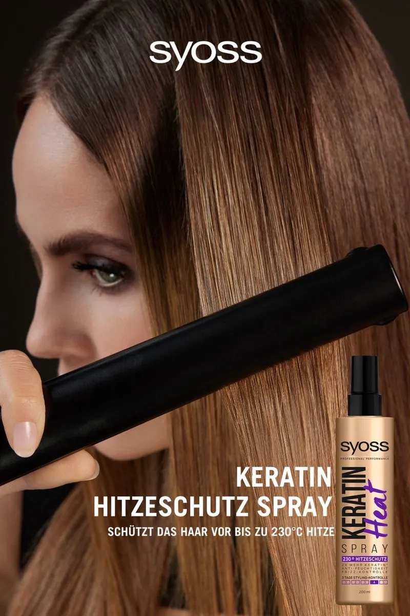 SYOSS Keratin Heat Protection Spray & Double Frizz Control 800ml