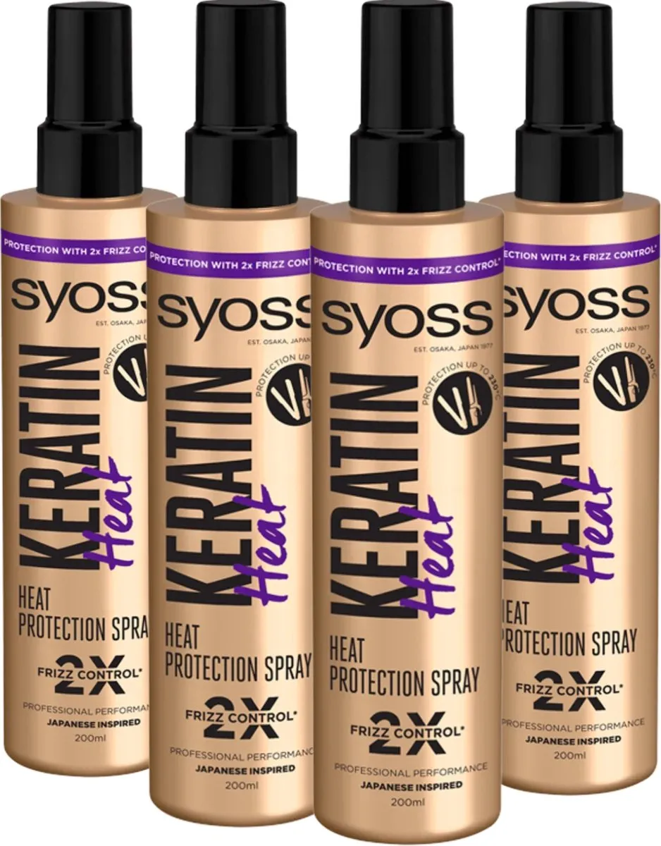 SYOSS Keratin Heat Protection Spray & Double Frizz Control 800ml