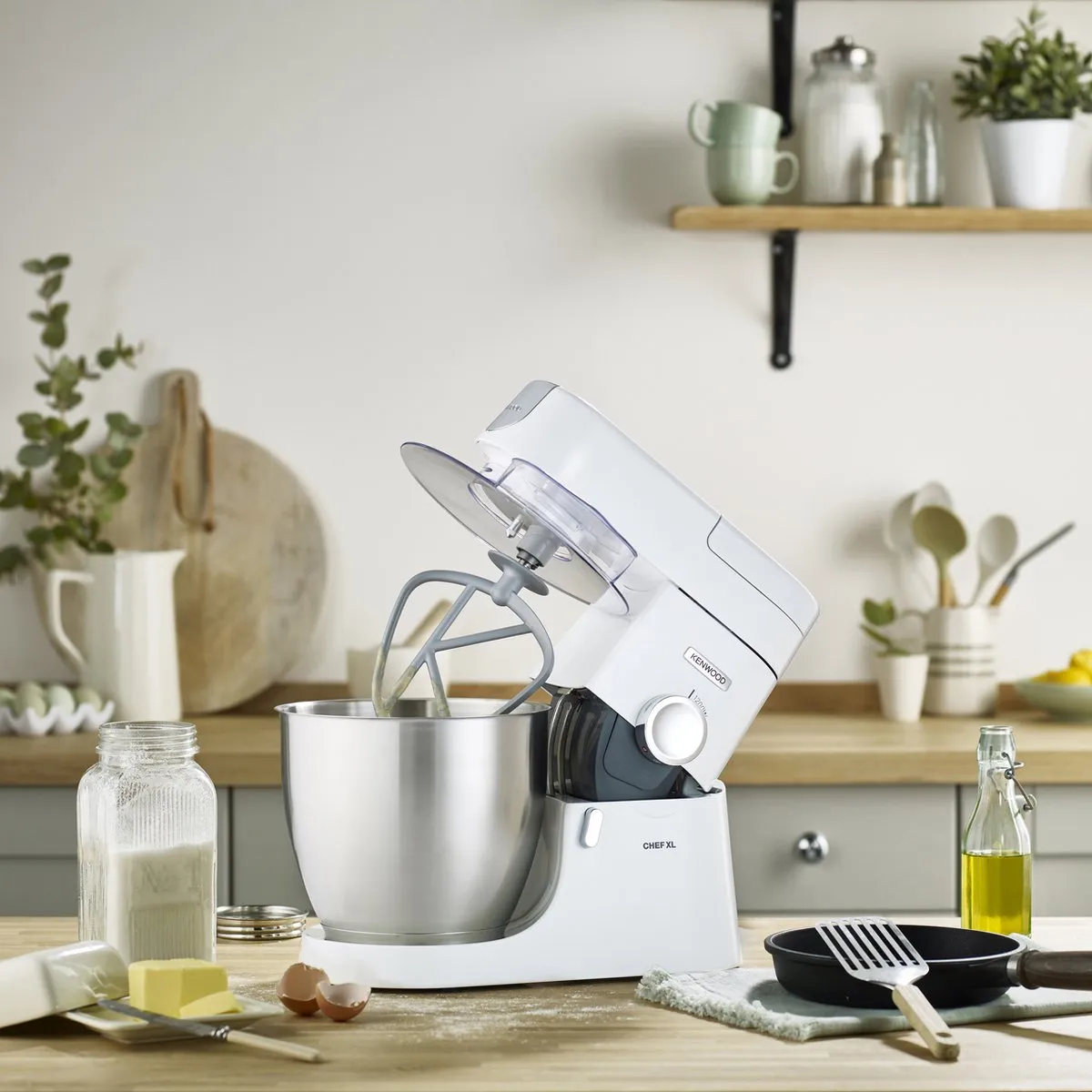 Kenwood ChefXL KVL4100W Keukenmachine - 1200W - Wit