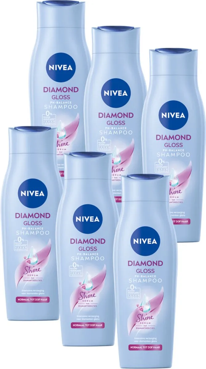 NIVEA Shampoo Diamond Gloss Care 3x250ml