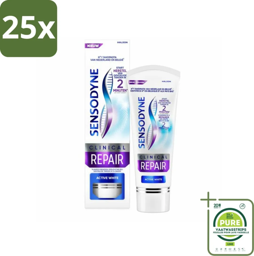 Sensodyne Clinical Repair Active White Tandpasta 75ml