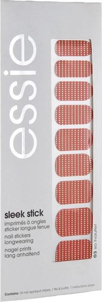 Essie Nagelstickers So Haute! - 18 Stuks - Kleur 155