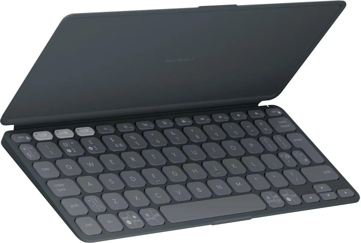 Logitech Keys To Go 2 Draadloos Toetsenbord - QWERTY US - Grijs