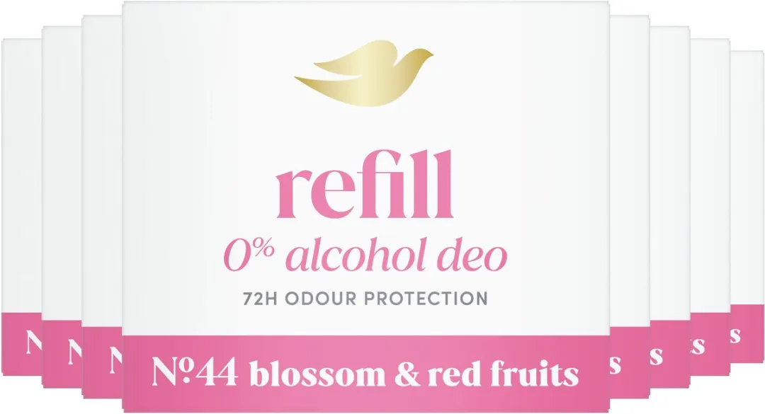 Dove Deodorant Navulling No. 44 Blossom & Red Fruits 280ml - 8x35ml