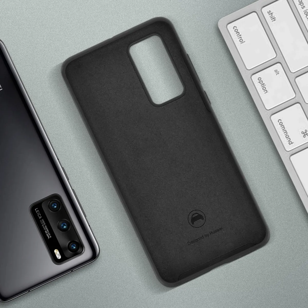 Huawei P40 Silicon Hoesje - Zwart - 51993719