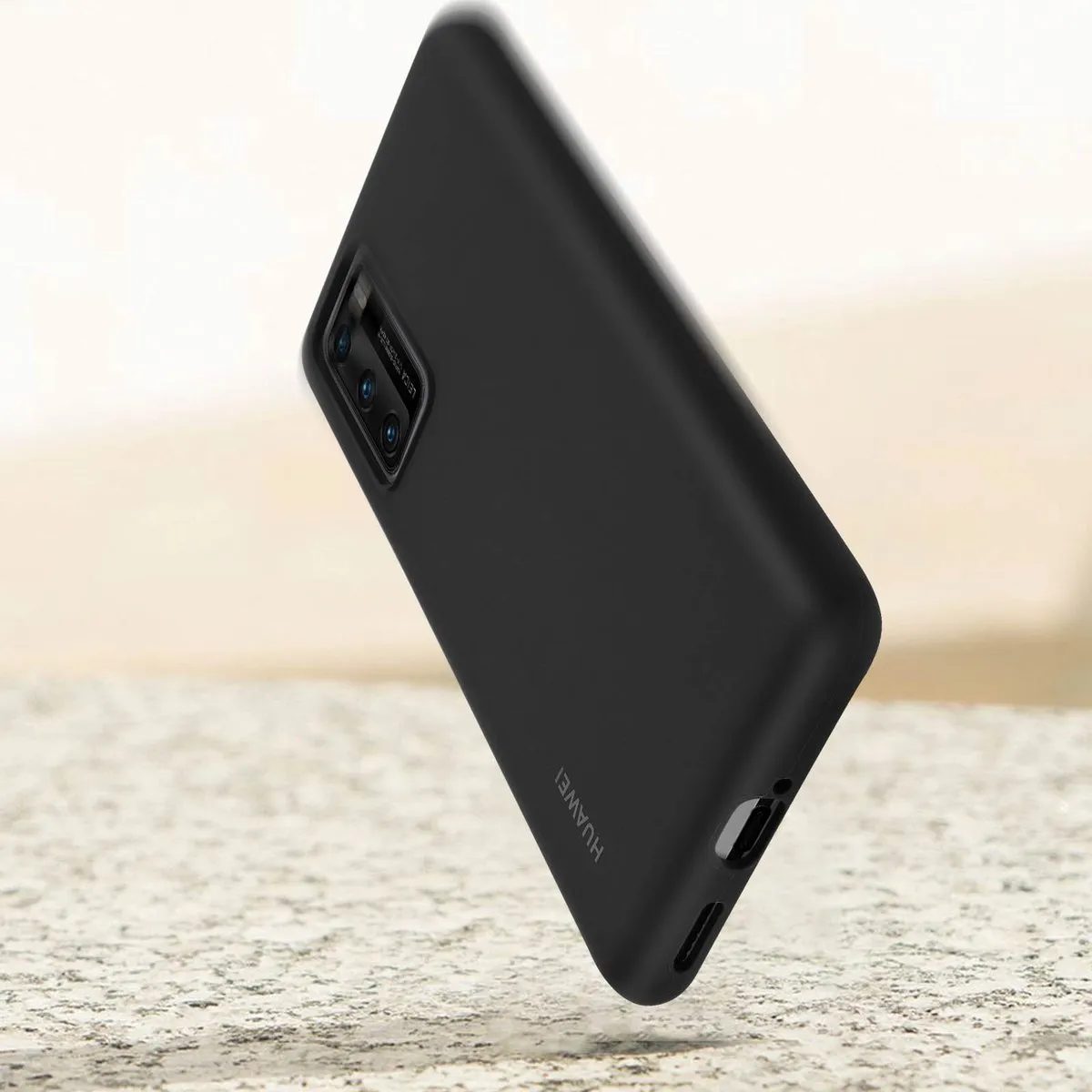 Huawei P40 Silicon Hoesje - Zwart - 51993719 - afbeelding 6 van 6