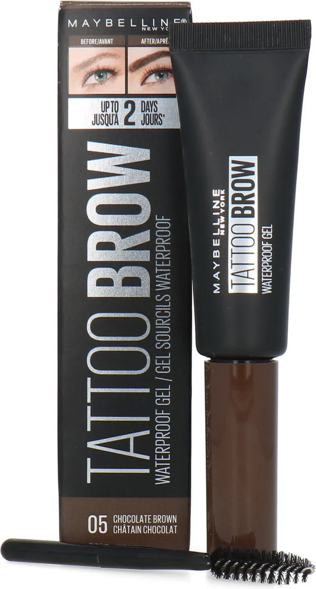 Maybelline Tattoo Brow Waterproof Wenkbrauwgel 05 Chocolate Brown