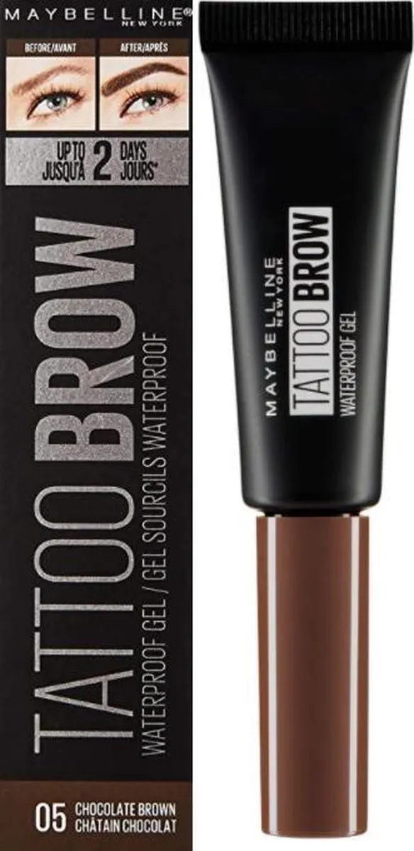 Maybelline Tattoo Brow Waterproof Wenkbrauwgel 05 Chocolate Brown