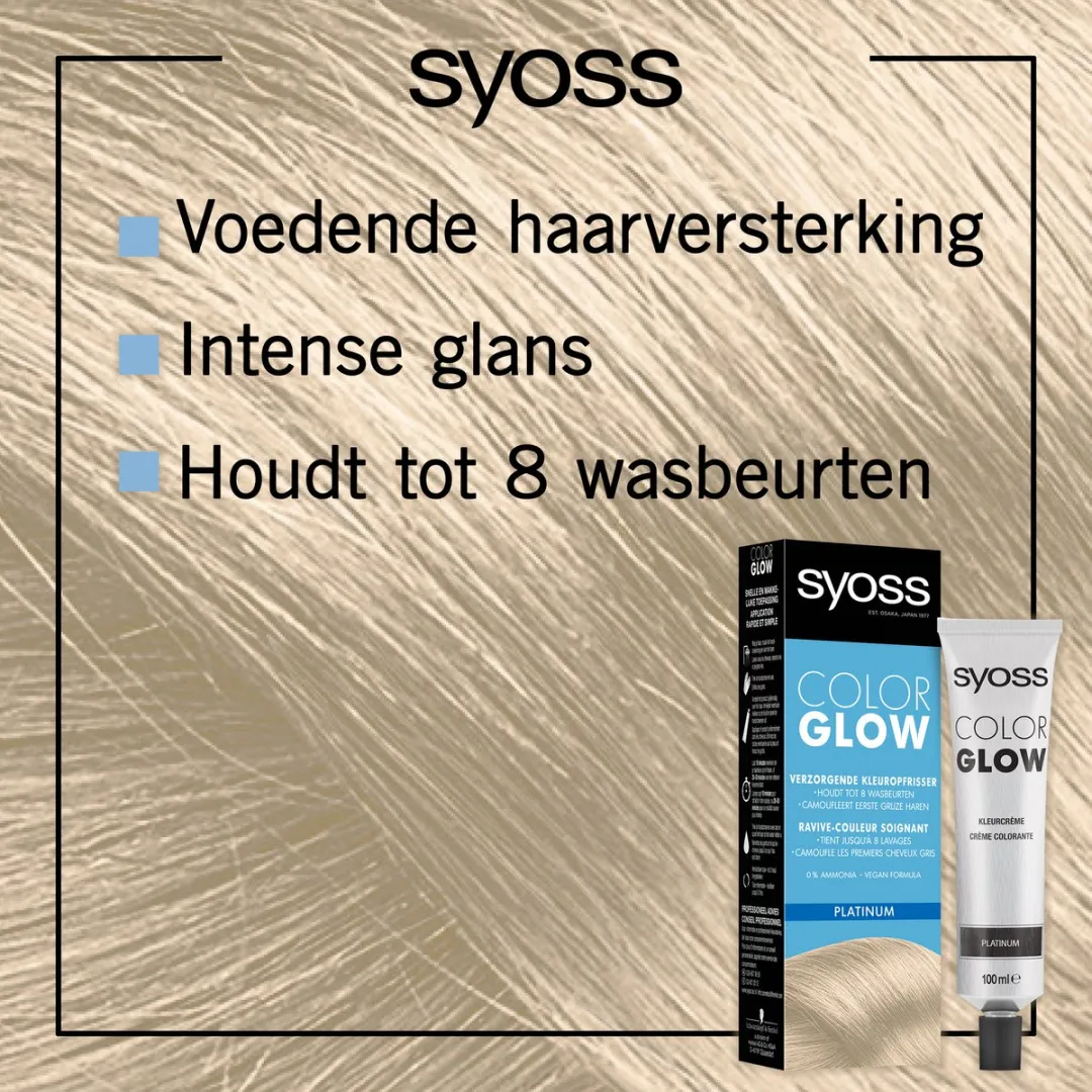 SYOSS Color Glow Kleuropfrisser Platinum - 3x100ml - afbeelding 6 van 6