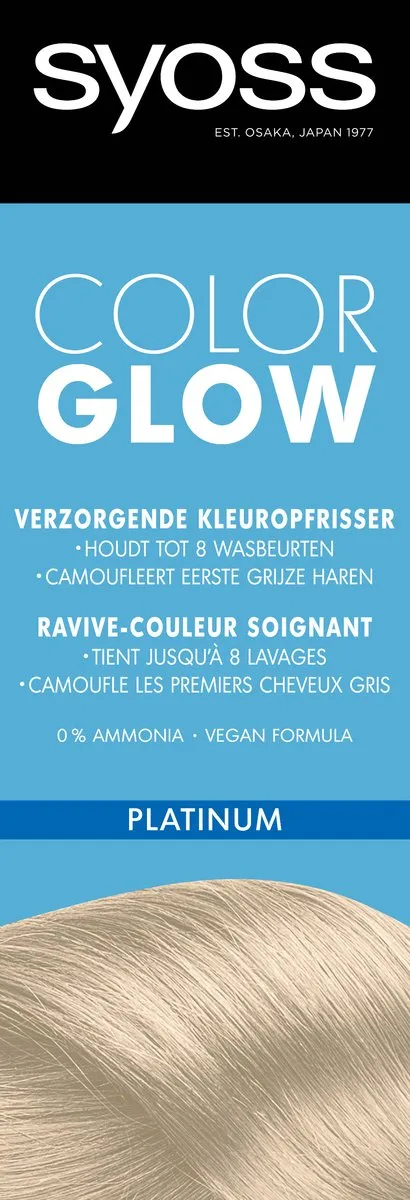 SYOSS Color Glow Kleuropfrisser Platinum - 3x100ml