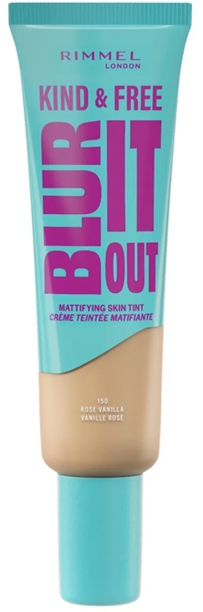 Rimmel Kind & Free Blur It Out Mattifying Skin Tint 30ml - Rose Vanilla - afbeelding 6 van 6