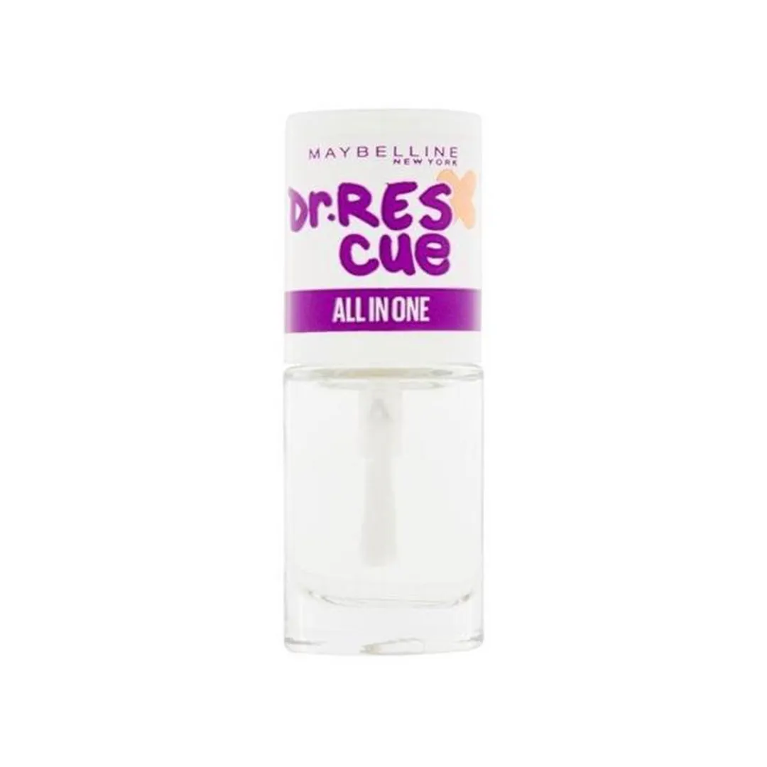 Maybelline Dr. Rescue All-in-One Topcoat Basecoat 7ml - Zwart