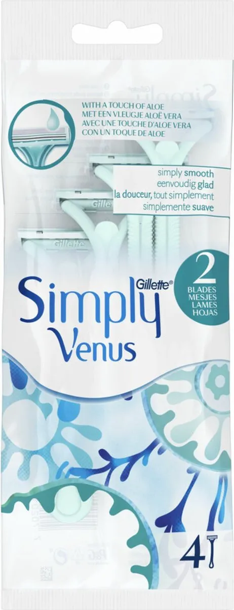 Gillette Venus Simply Smooth Scheermesjes 80 Stuks