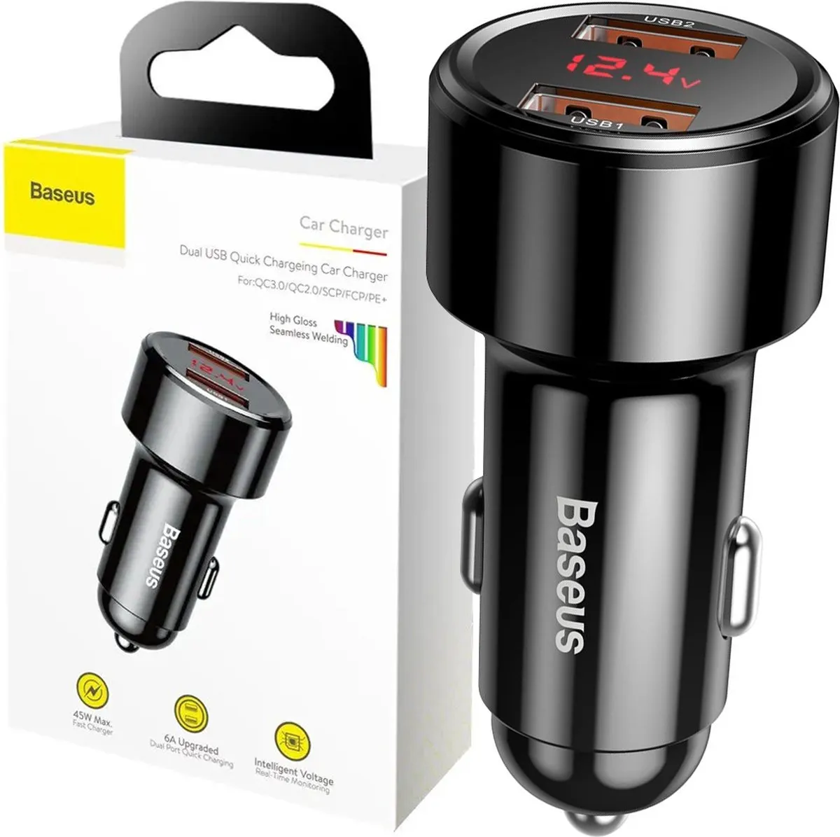Baseus Magic Series Dual QC Autolader 45W