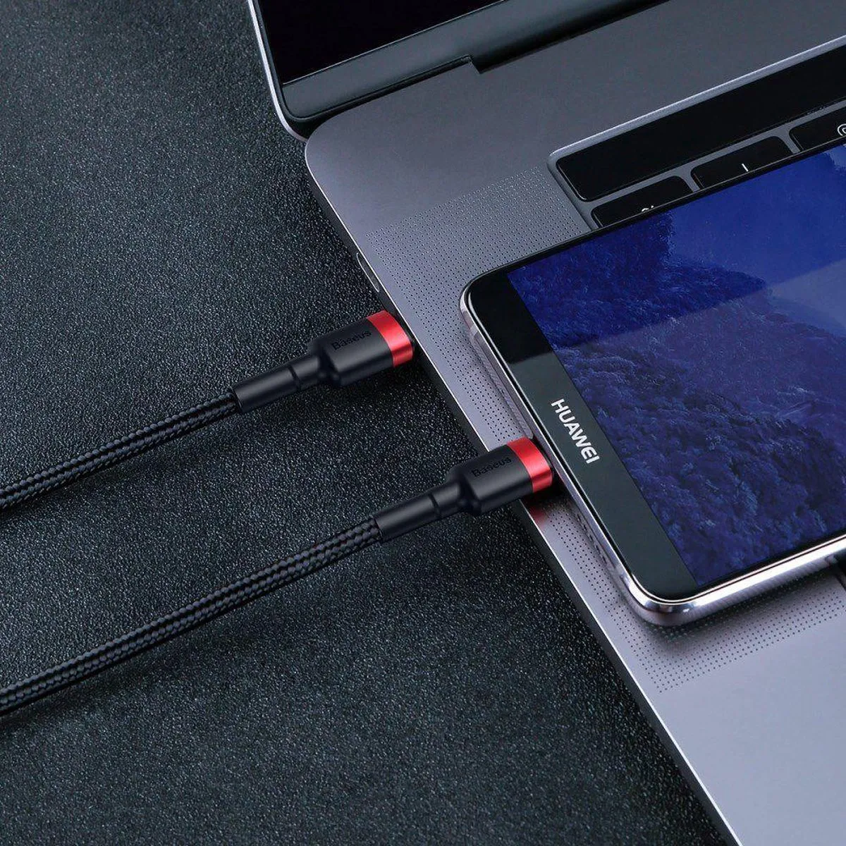 Baseus Cafule Series 100W PD2.0 USB-C Kabel 2m - Rood