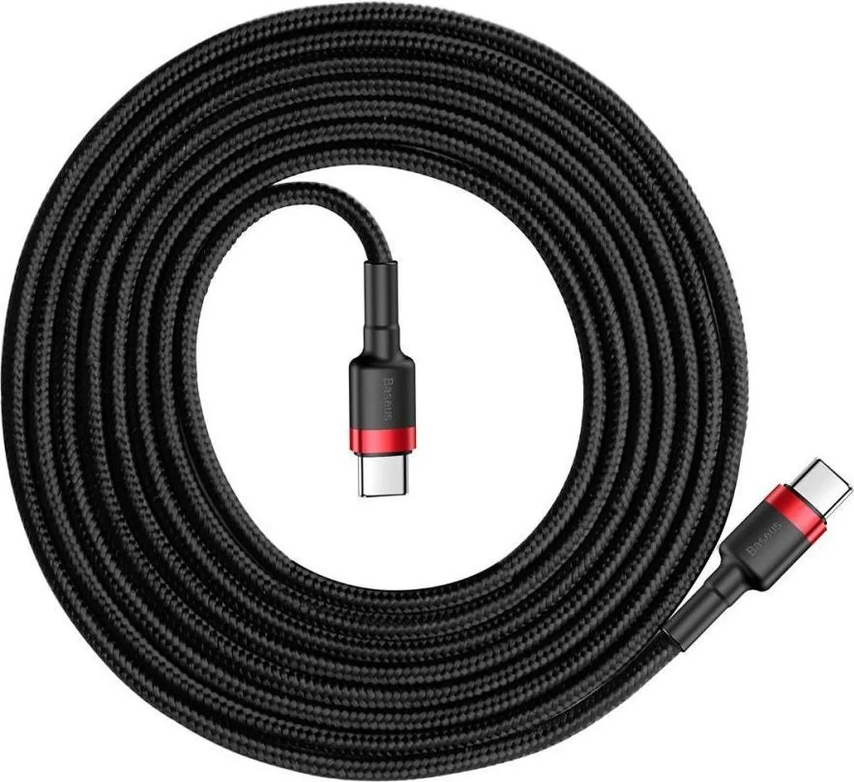 Baseus Cafule Series 100W PD2.0 USB-C Kabel 2m - Rood