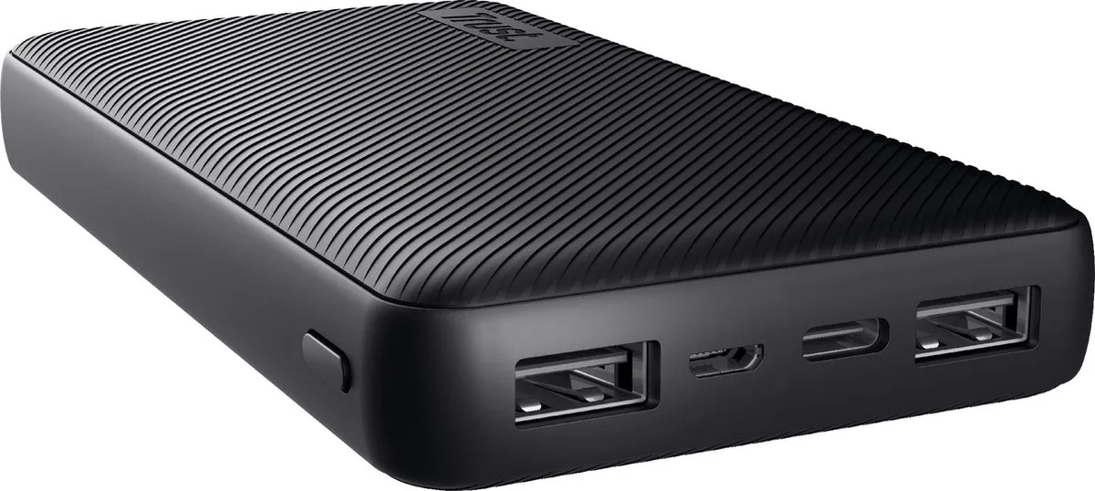 Trust PRIMO 15.000 Powerbank 15W - 3x Opladen - Zwart