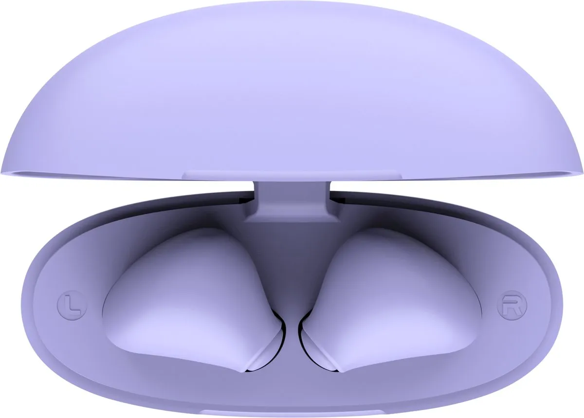 Trust Yavi 25299 Bluetooth Oordopjes - Noise-Cancelling - Paars