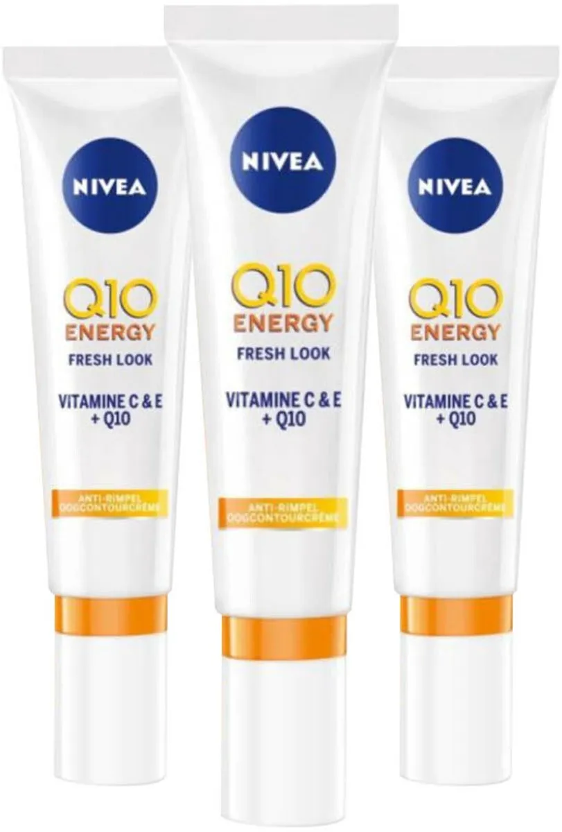 NIVEA Q10 Anti-Rimpel Oogcontourcreme 45ml - 3x15ml