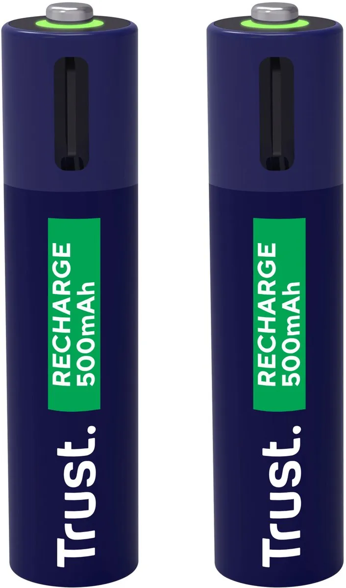 Trust 25585 Oplaadbare Lithium AAA Batterijen