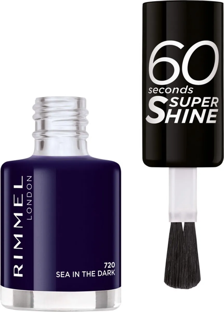 Rimmel London 60 Seconds Super Shine Nagellak 720 Sea In The Dark - 8ml