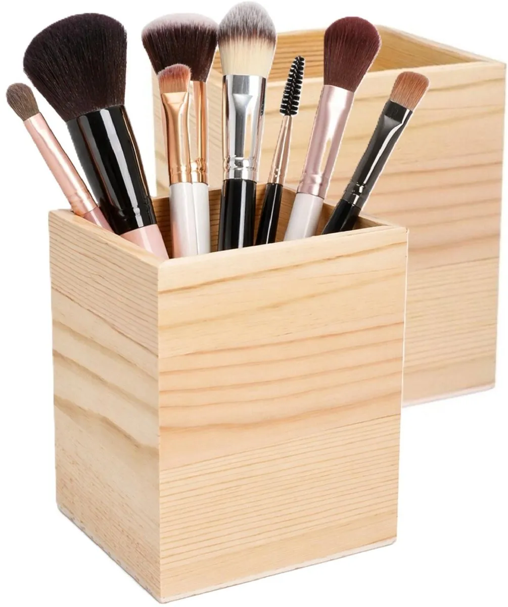 Excellent Houseware Make-up Organizer Hout