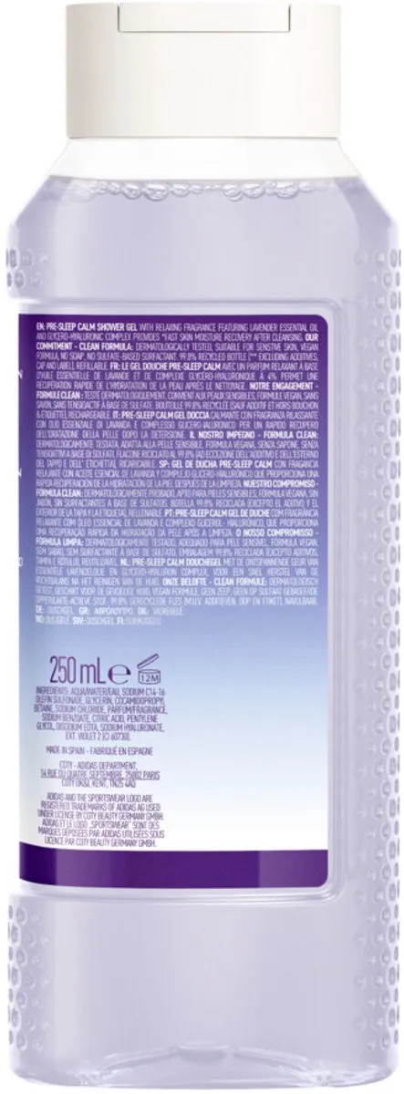adidas Active Skin & Mind Pre-sleep Calm Douchegel 250ml