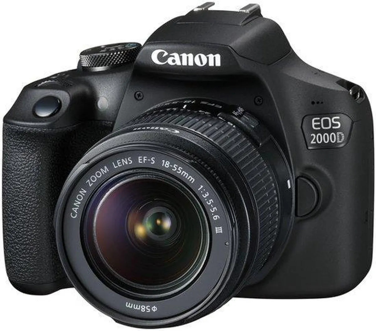 Canon EOS 2000D Spiegelreflexcamera Kit 2728C054 - Zwart