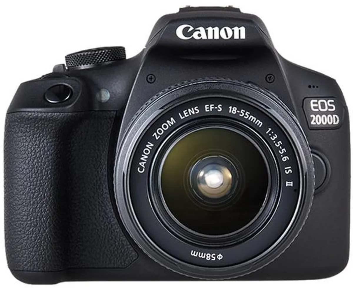 Canon EOS 2000D Spiegelreflexcamera Kit 2728C054 - Zwart