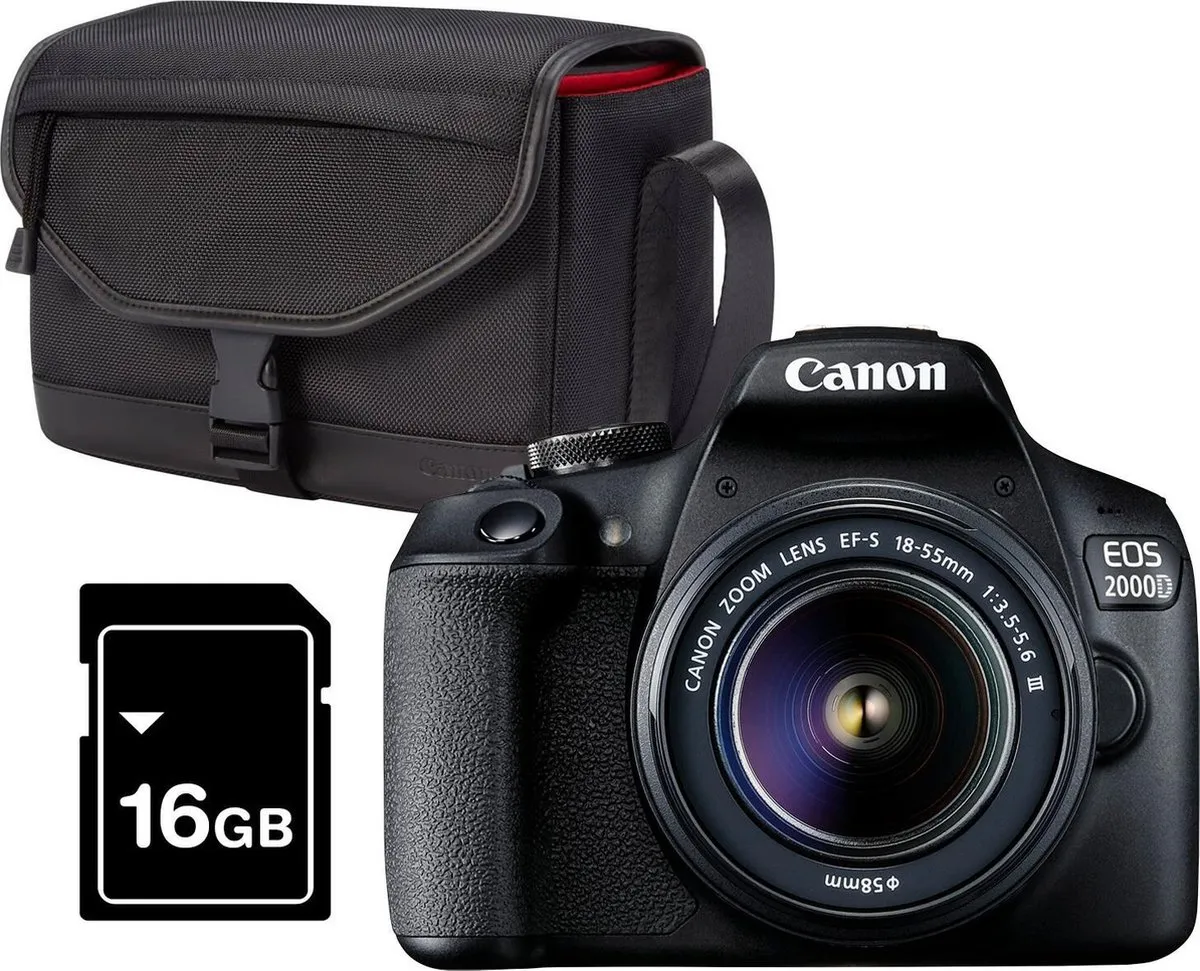 Canon EOS 2000D Spiegelreflexcamera Kit 2728C054