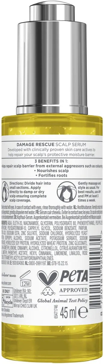 Dove Scalp + Hair Therapy Damage Rescue Haarserum 45ml