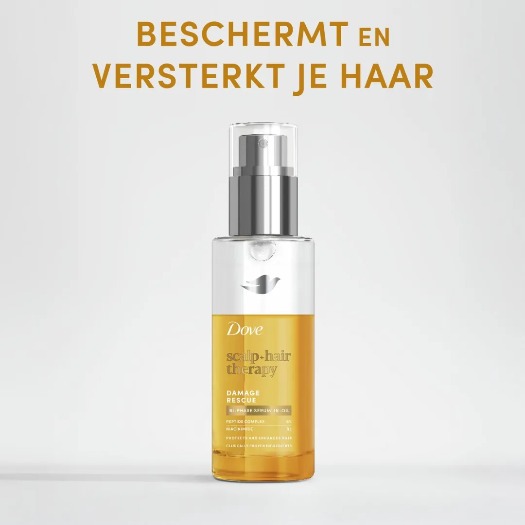 Dove Scalp + Hair Therapy Bi-Phase Serum-in-Oil Damage Rescue 100ml