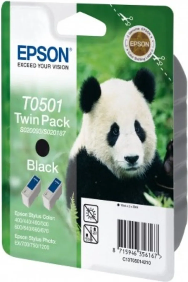 Epson T050 Inktcartridge Zwart - 540 pagina's