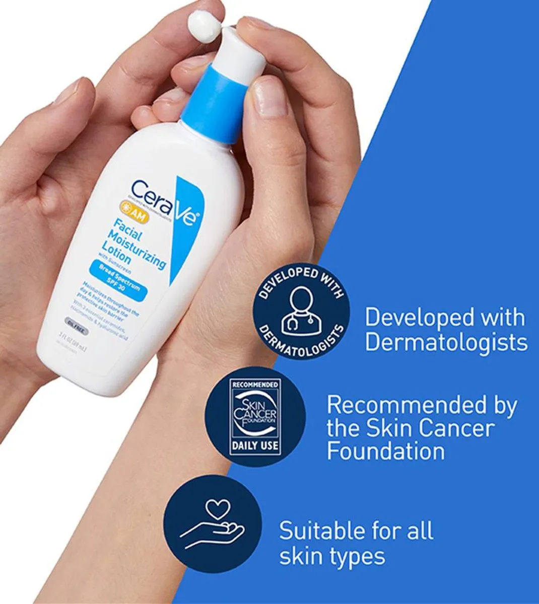 CeraVe AM & PM Gezichtsverzorging - 2x 89ml - SPF 30