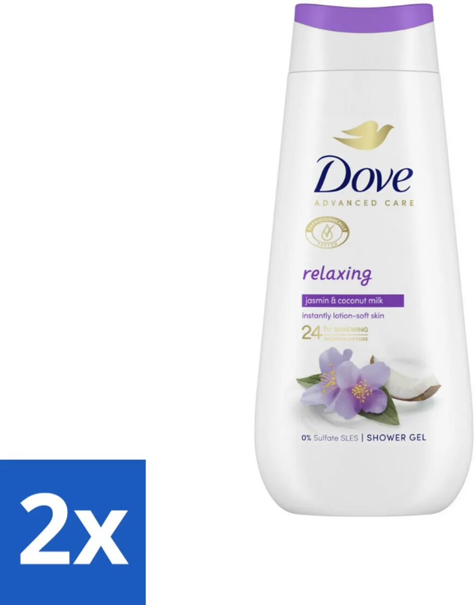 Dove Douchecrème Relaxing Kokos & Jasmijn 225ml