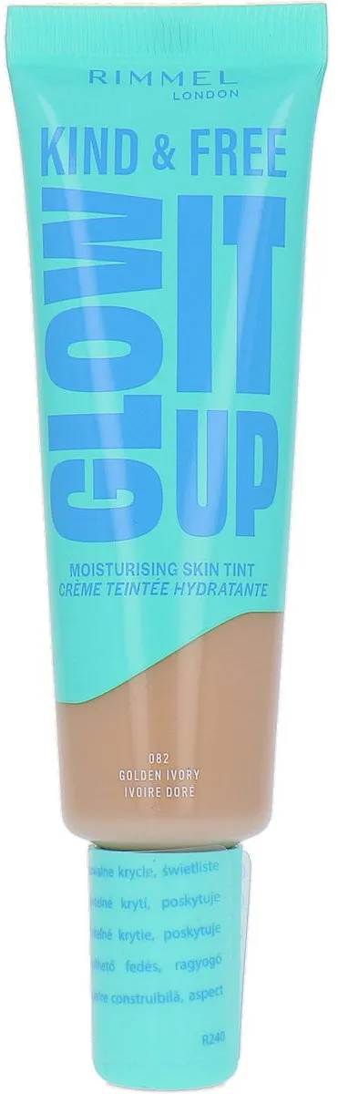 Rimmel London Kind & Free Glow It Up Moisturising Skin Tint 082 Golden Ivory